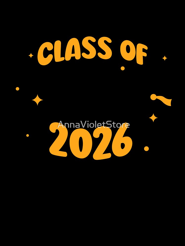 Class of 2026 Cute School Graduation Print by AnnaVioletStore