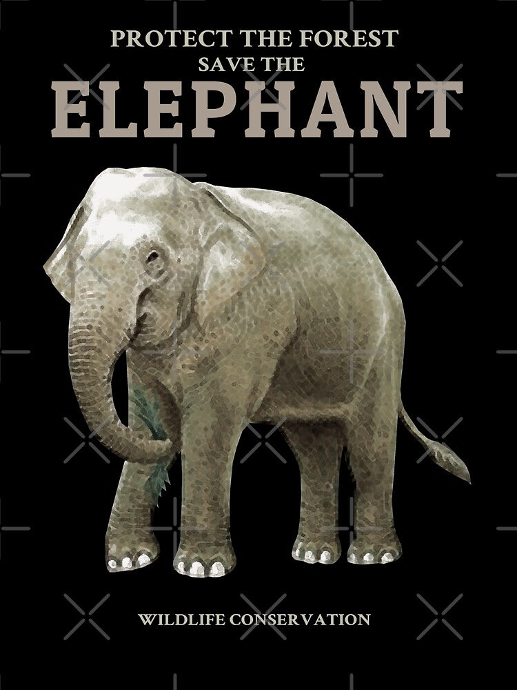 The Elephant Wildlife Conservation by KewaleeTee