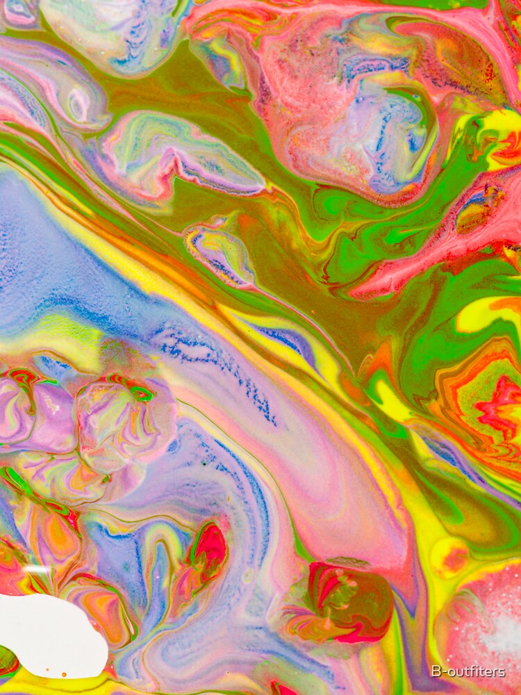 colorfull abstract paint texture pattern by B-outfiters