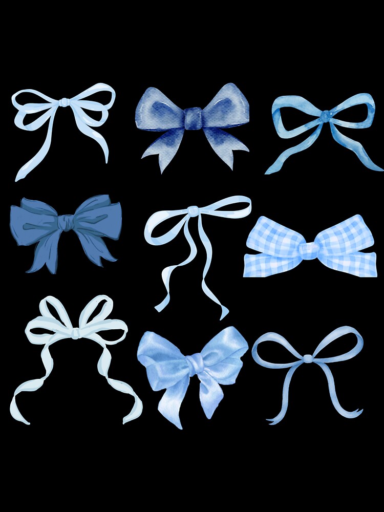 Cute coquette blue bow by R.F Designs