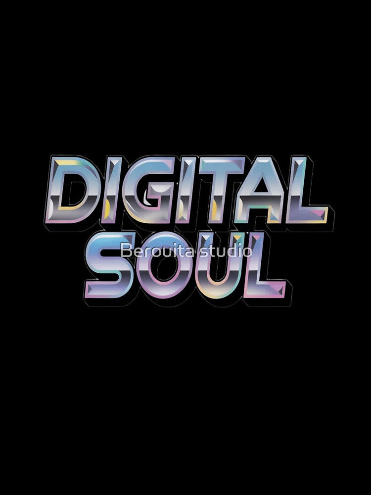 Digital Soul – Chrome Y2K Aesthetic Design by Berouita studio