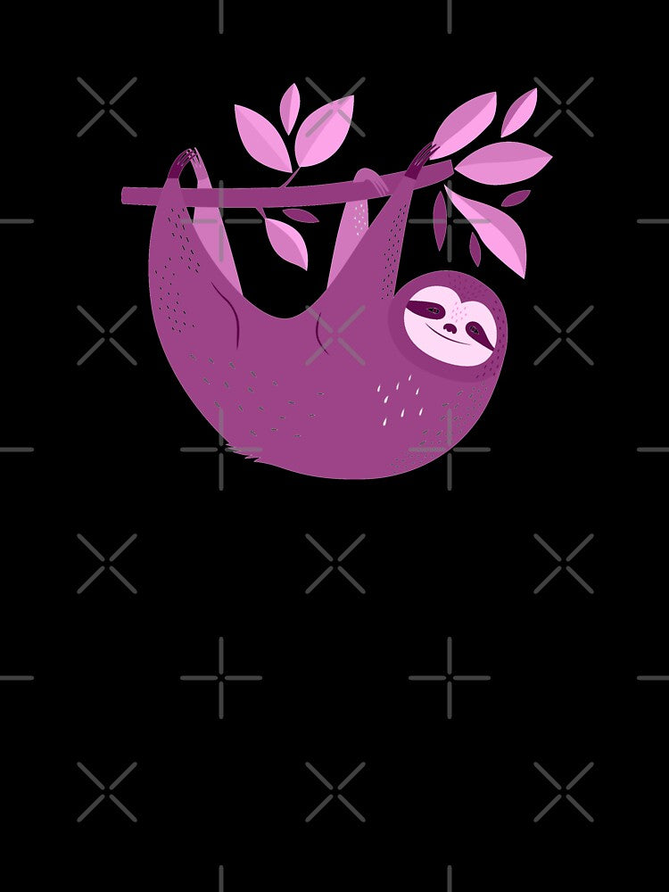 Pink Sleepy Sloth by madtoyman