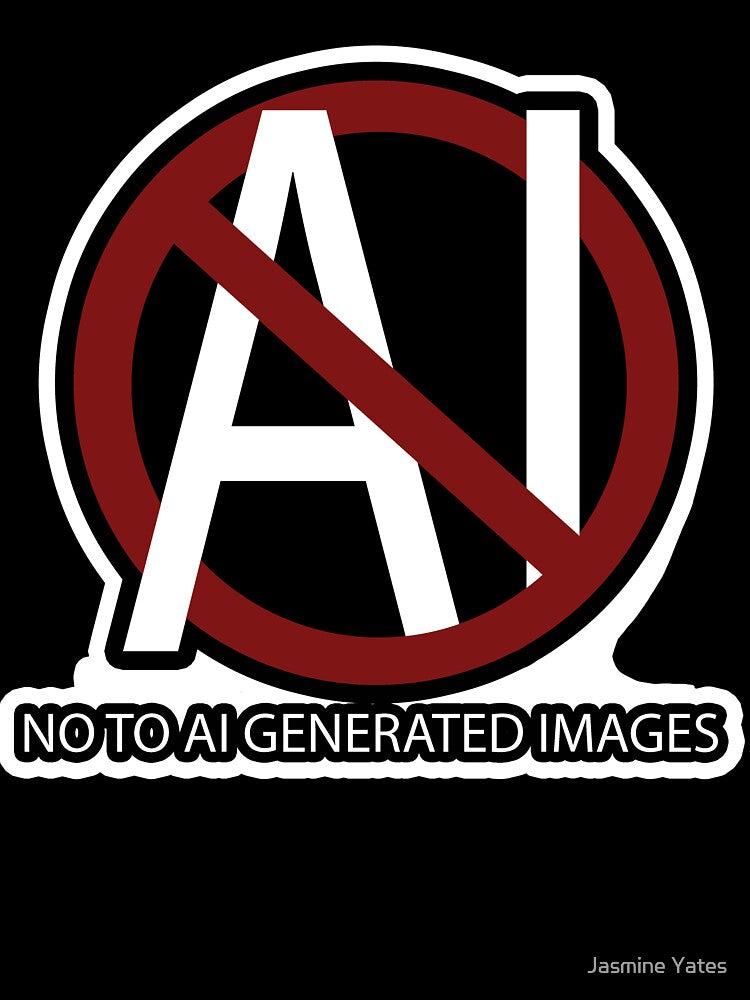 NO TO AI GENERATED IMAGES ARTIST SUPPORT by Jas Yeets Art