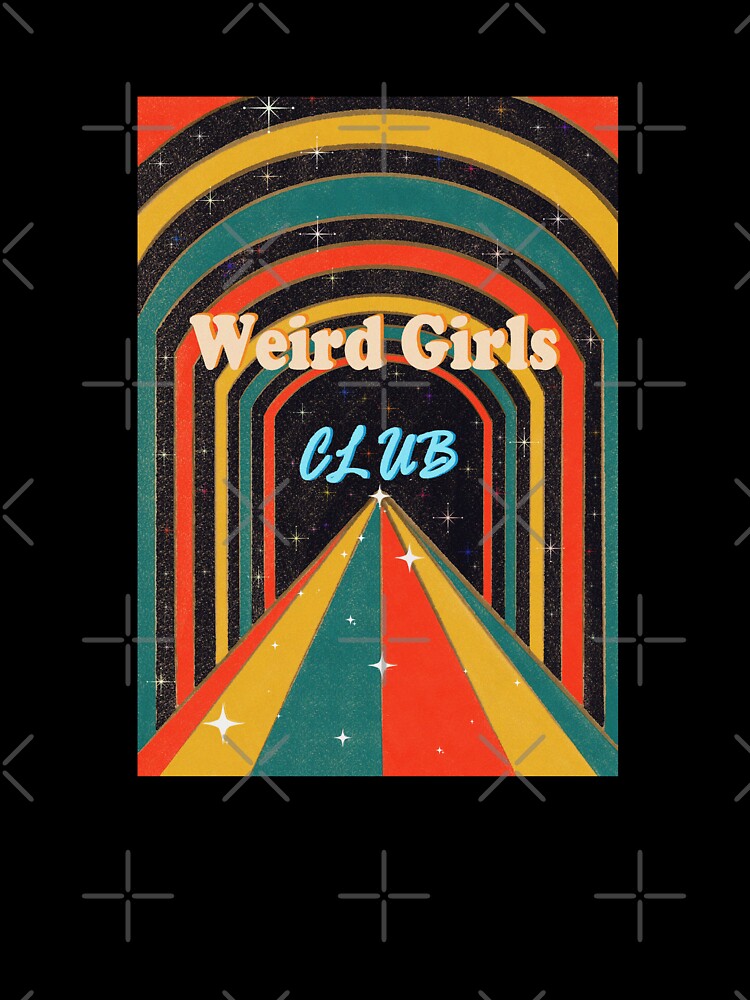 Weird Girls Club Retro 70s Psychedelic Space Art by Pop & Punch