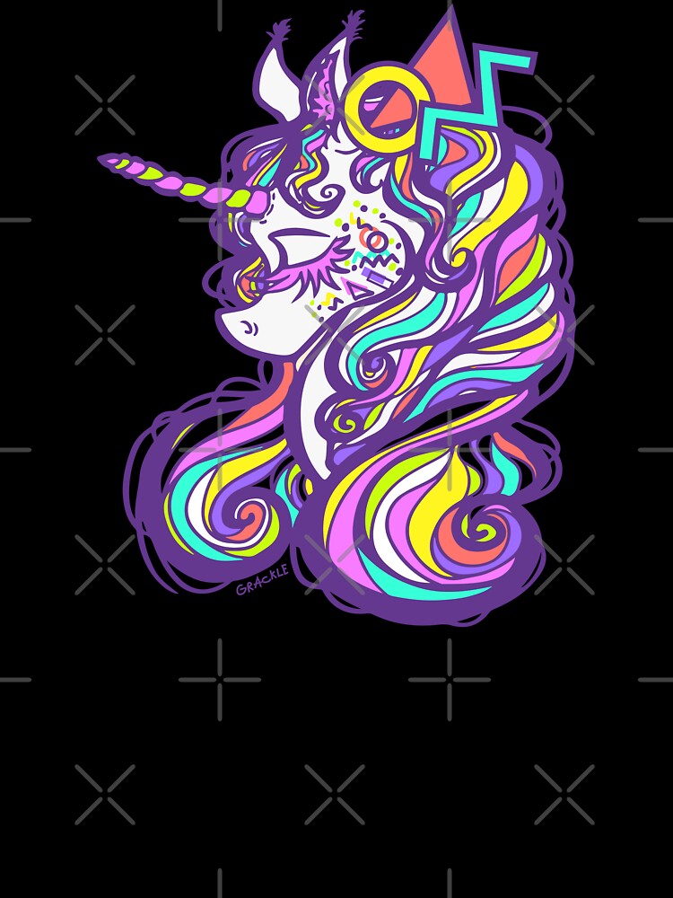 Rad 90's Unicorn by JanGrackle