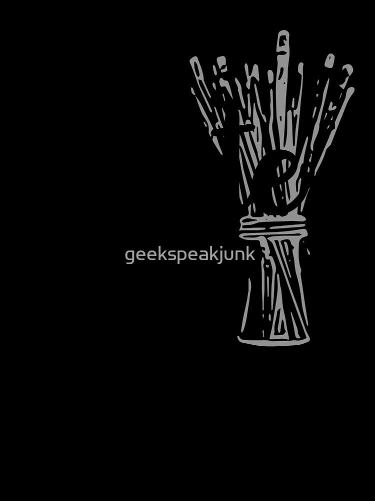 Painter Design with paint brushes by geekspeakjunk