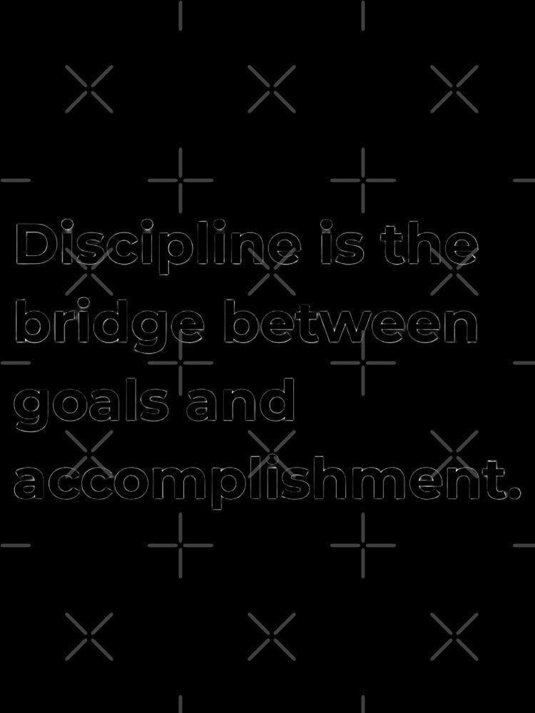 Discipline Is the Bridge HD Sticker – Goal Achievement New Year Motivation Quote | 2026 new year goal and resolution by MillionaireGenZ ⭐⭐⭐⭐⭐ (5.0)