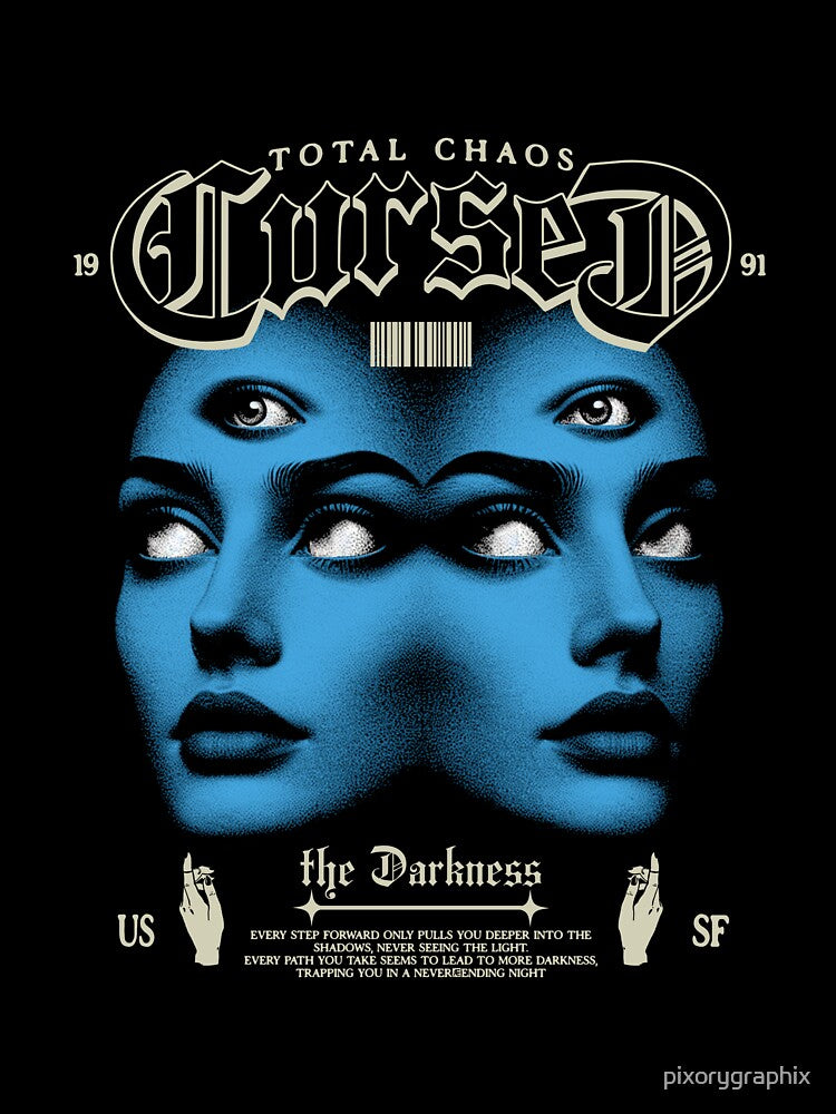 Cursed – Total Chaos Gothic Surreal Art Design by pixorygraphix
