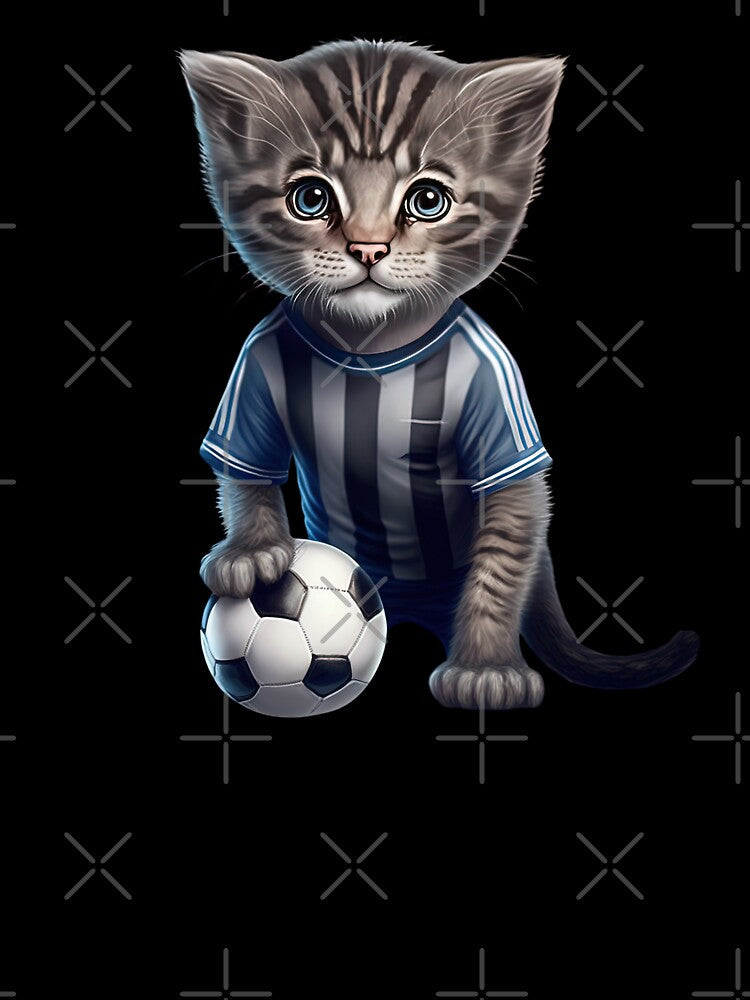 Football cat by AnimalArtPhotos