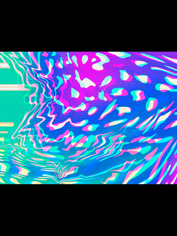 Abstract glitch digital pattern vhs LSD by Vapid  Rose