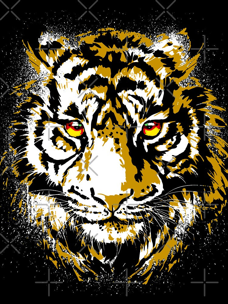 Cool Tiger Head - Realistic Tiger Eyes by BigWildKiwi