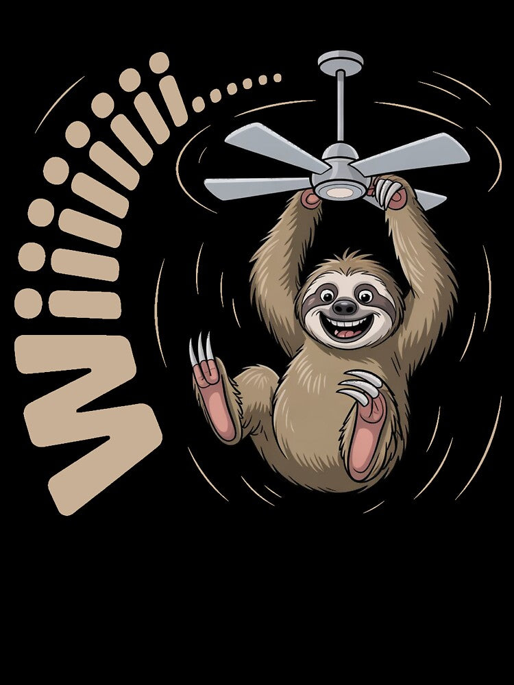 Happy Freaky Sloth by eMGi27Prints