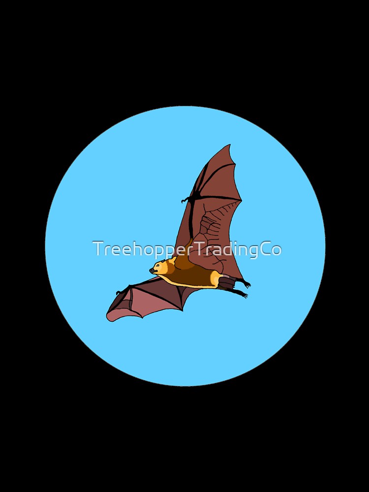 Greater Mascarene Flying Fox by TreehopperTradingCo
