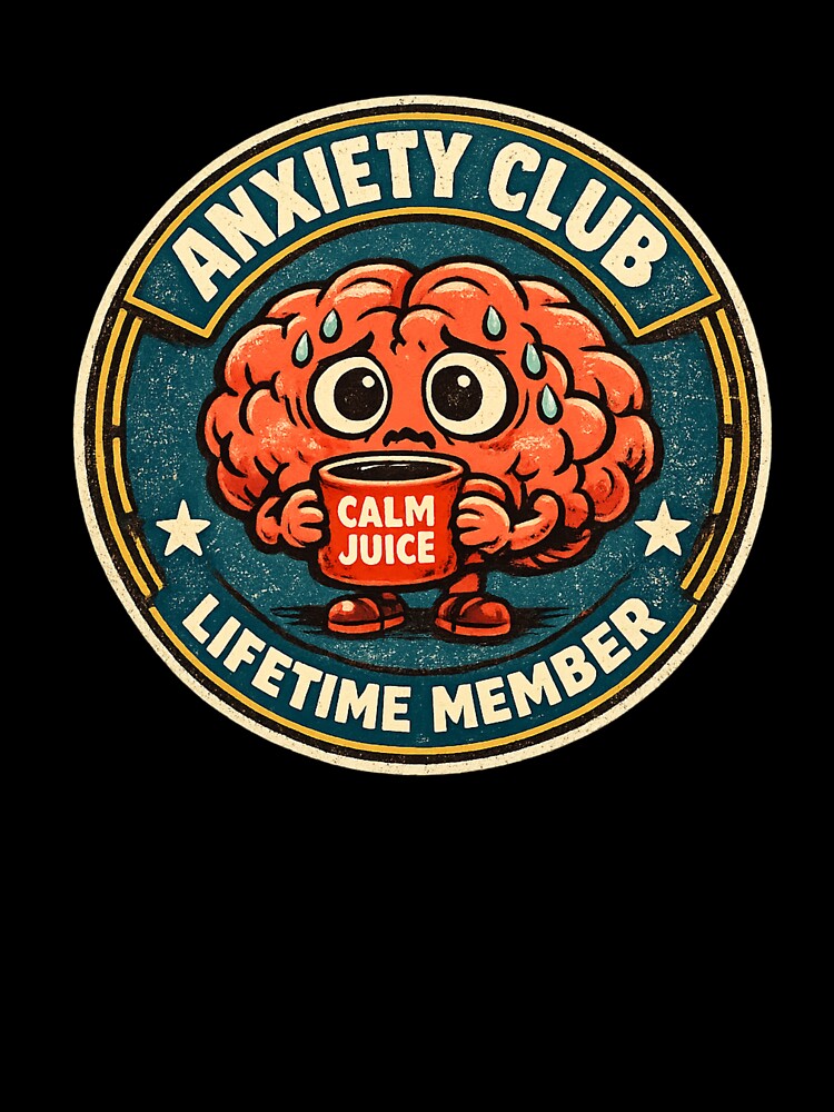 Anxiety Club Calm Juice Badge by Dresut