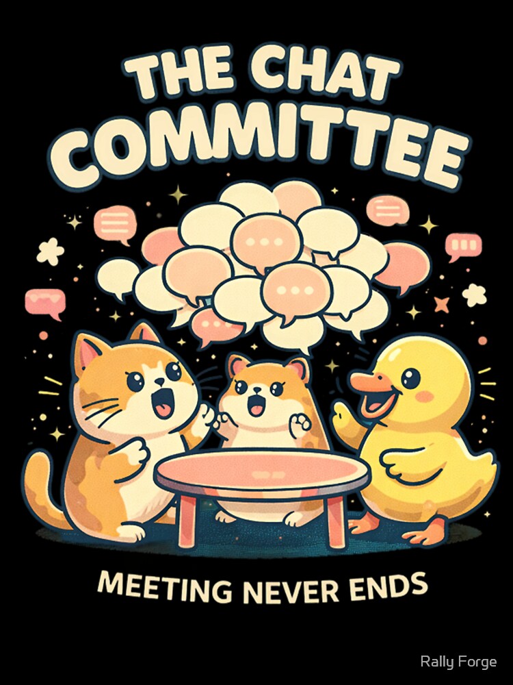 The chat committee meeting never ends by Rally Forge