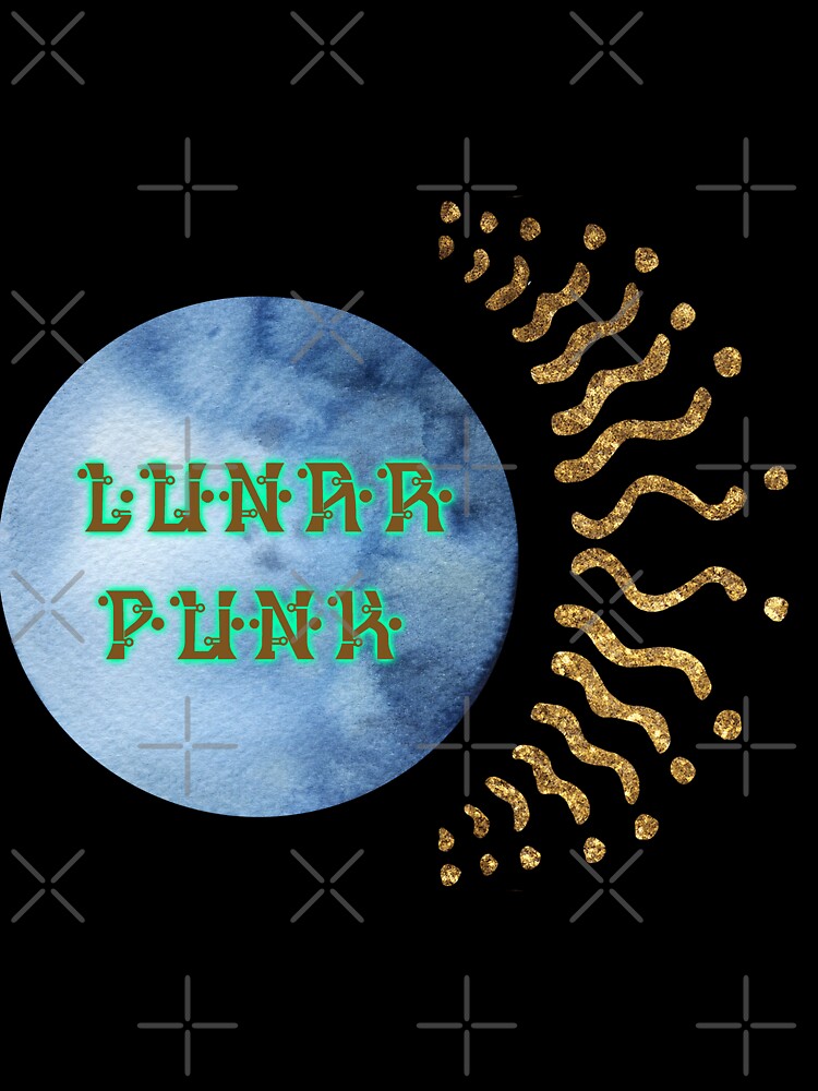 Lunarpunk Moon by aelyaen