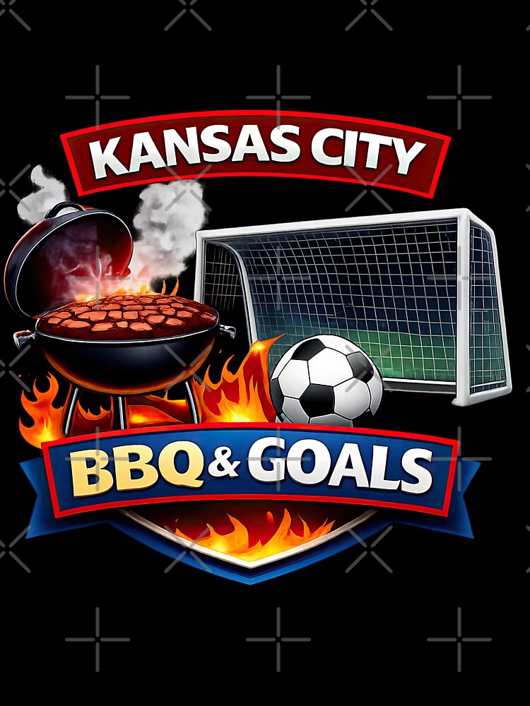 Kansas City BBQ & Soccer Elegant and Gorgeous by BrickByDream