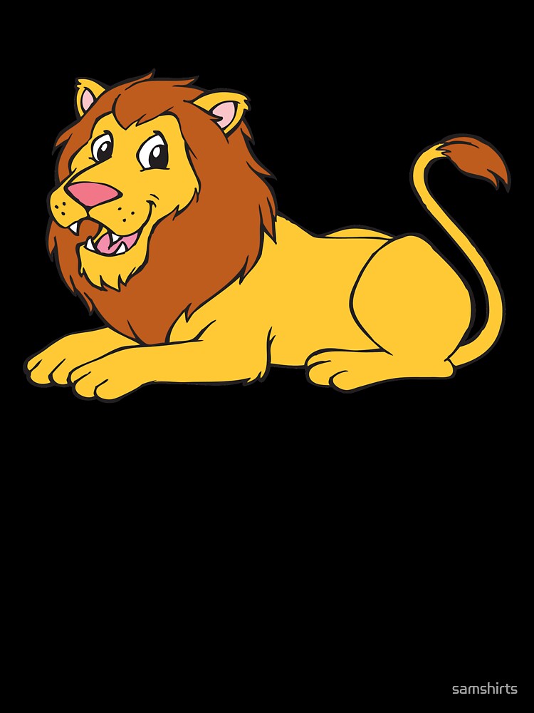 Happy lion by samshirts