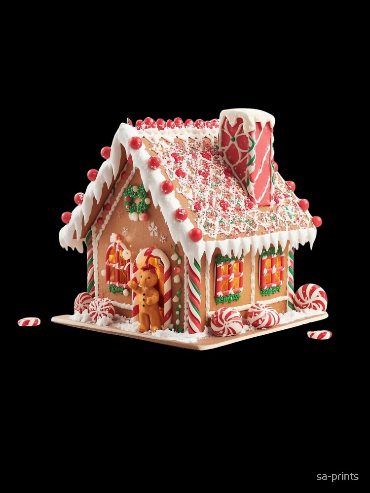Sweet Candy Land Gingerbread House by sa-prints