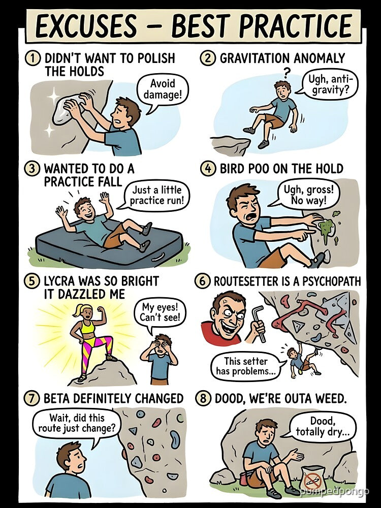 Excuses - best practice by pumpedpongo