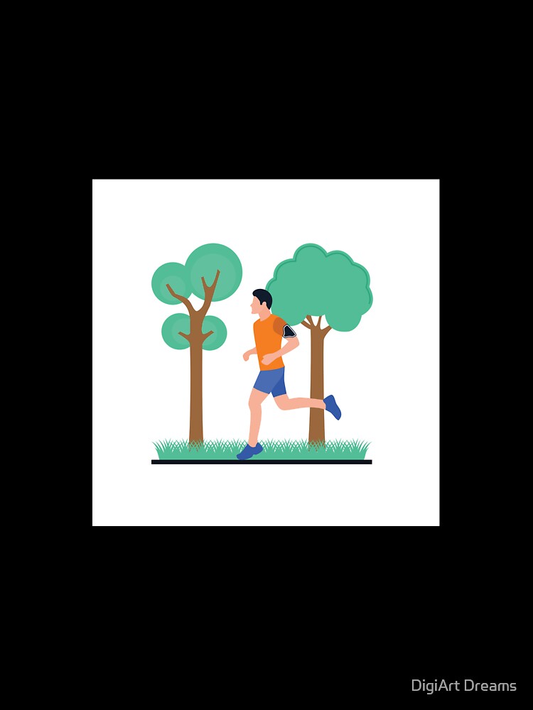 Running is healthy by DigiArt Dreams
