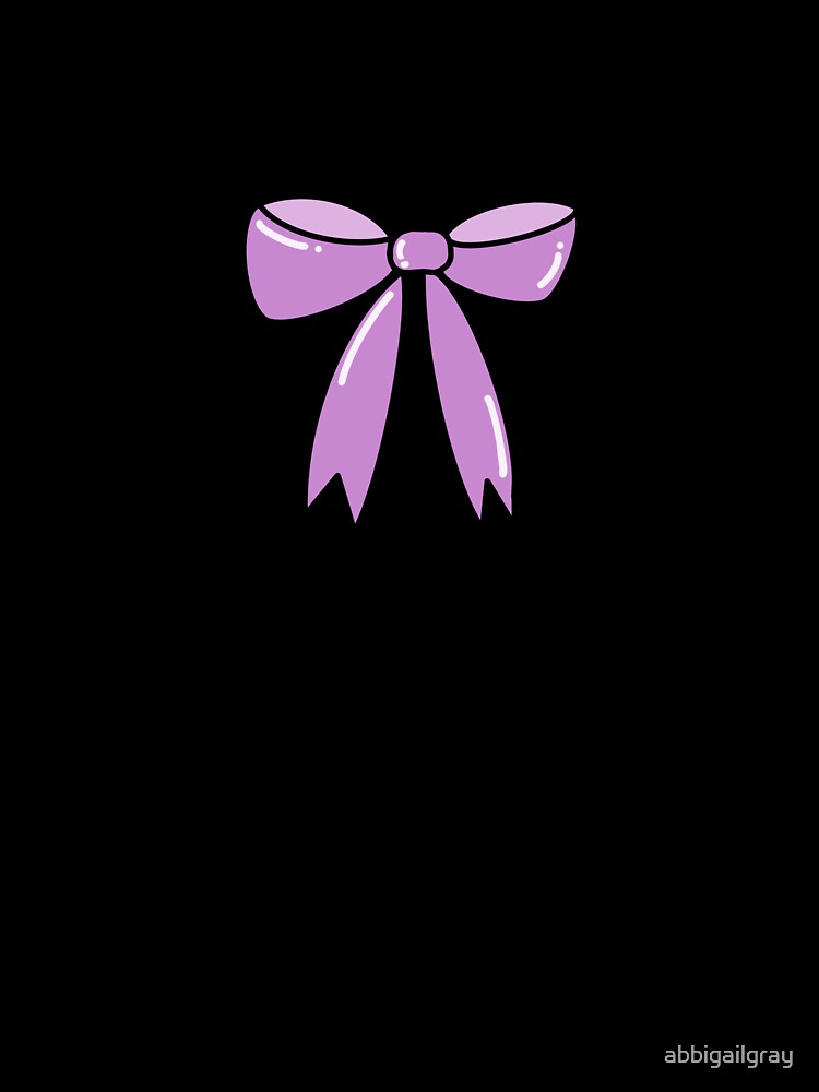pink bow by abbigailgray