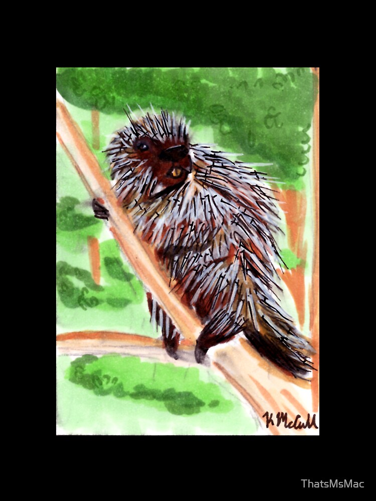 Prickly Pal In Copic Marker by ThatsMsMac