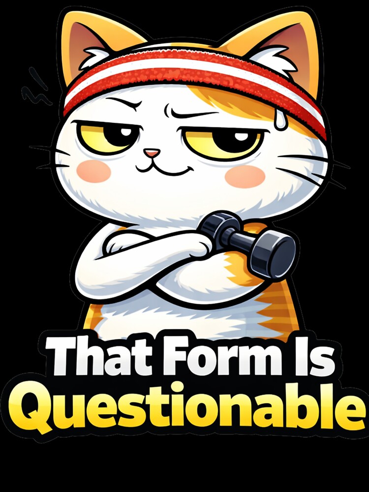 Part of the Gym Judgment Club – That Form Is Questionable by les 3 cerises store