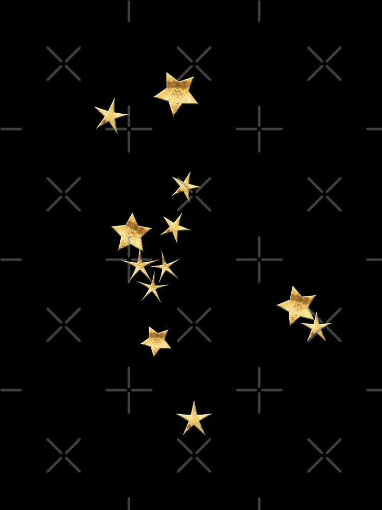 Taurus Golden Stars Constellation by Lelibeth