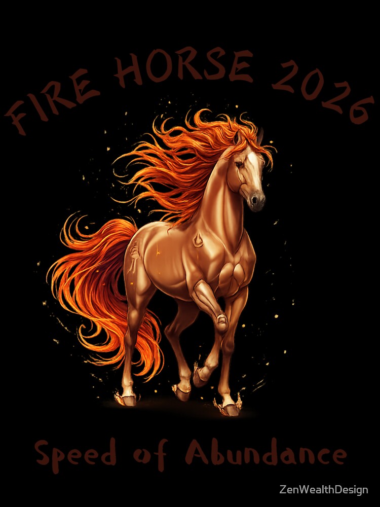Fire Horse 2026 – Speed of Abundance 1966 by ZenWealthDesign