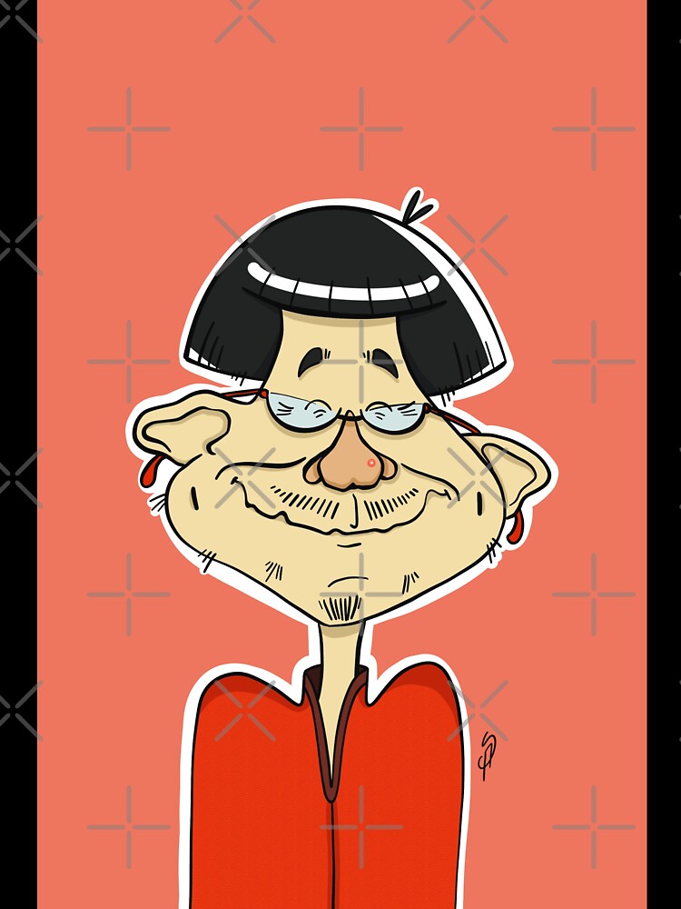 Strange Cartoon Face Character Art by AlinaSchaferArt