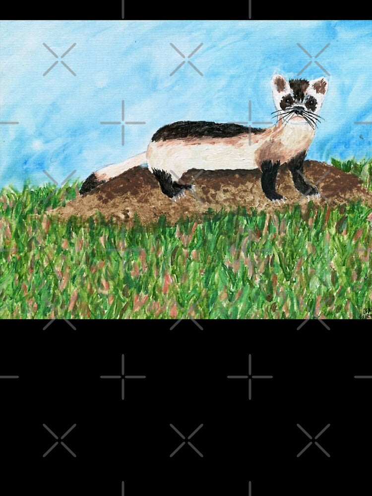 Black-Footed Ferret (Critically Endangered Species) by ArtbyBrittney