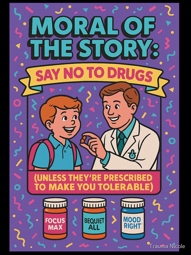 Say No to Drugs (Unless They’re Prescribed) by Trauma Nicole