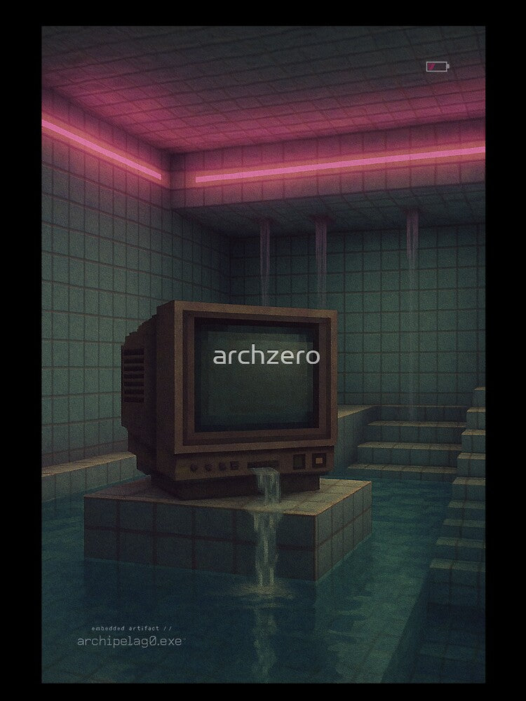 Memory Room 05R - VHS Signal Bathhouse by archzero