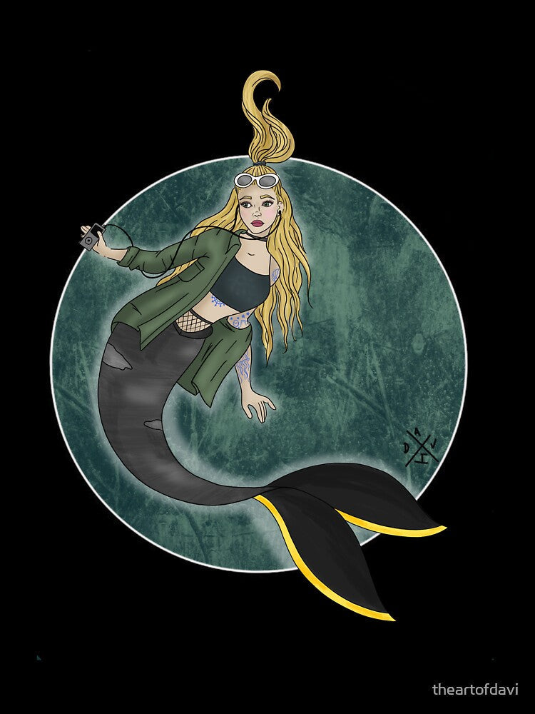 Grunge Mermaid by theartofdavi