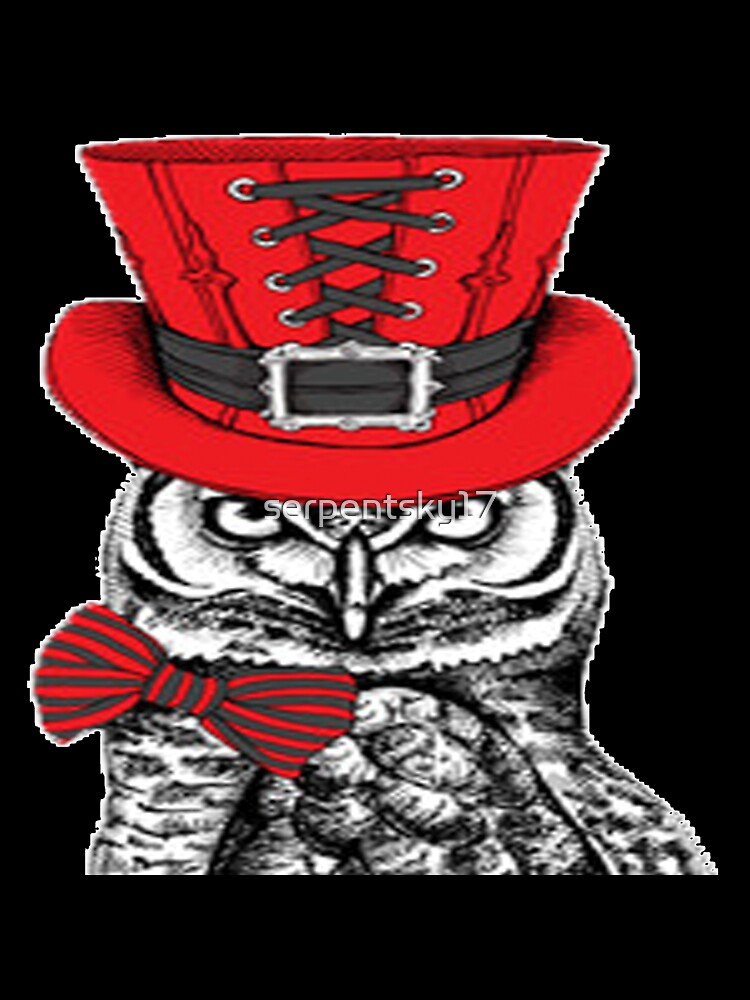Victorian Goth Owl by SerpentSkyArts