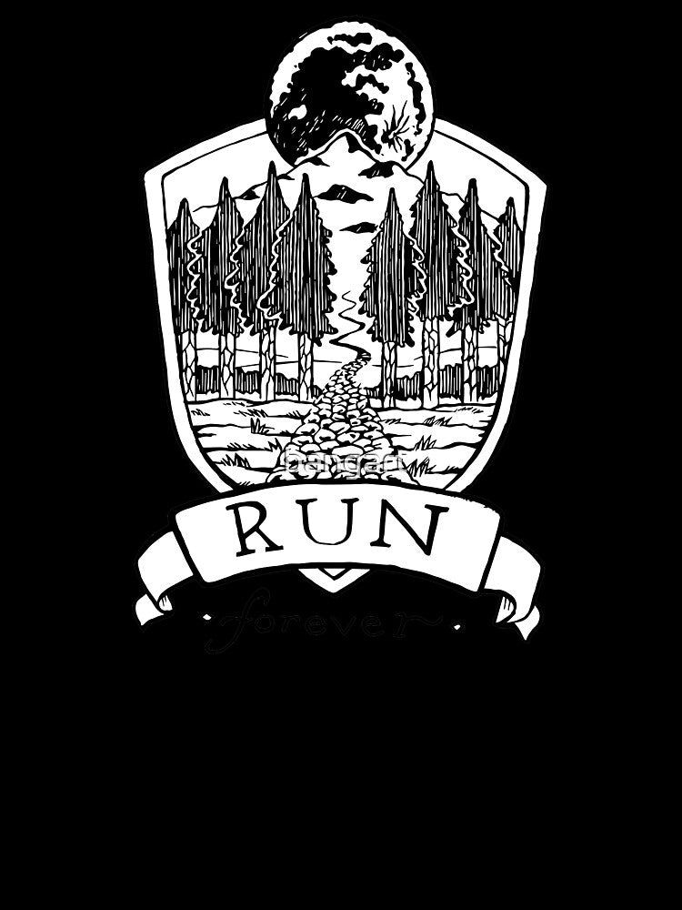 Run Forever - Moon Emblem by bangart