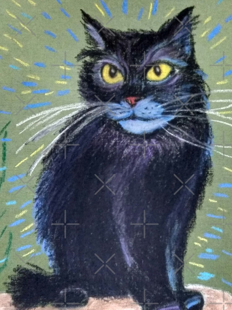 Black Cat. His name is Bayun. The personage from fairytales.The fairytales of this cat are healing. by MariaSibireva