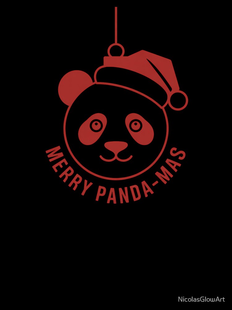 Merry Panda-Mas by NicolasGlowArt