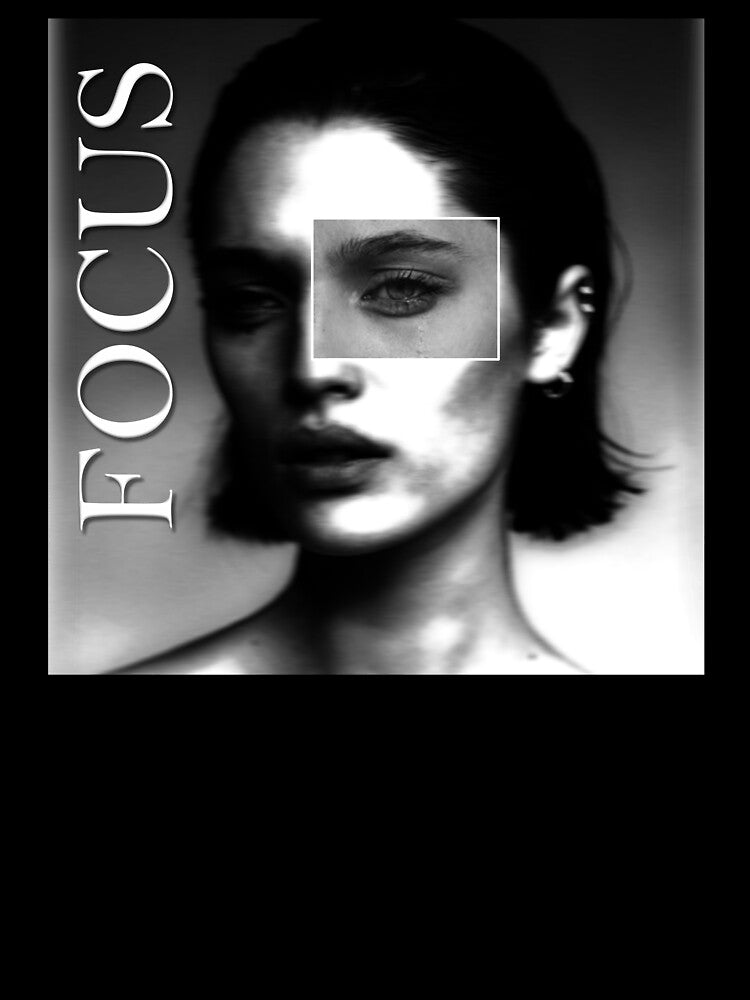 Focus – Moody Editorial Portrait | Emotional Eye Close-Up Art by nerrowlia