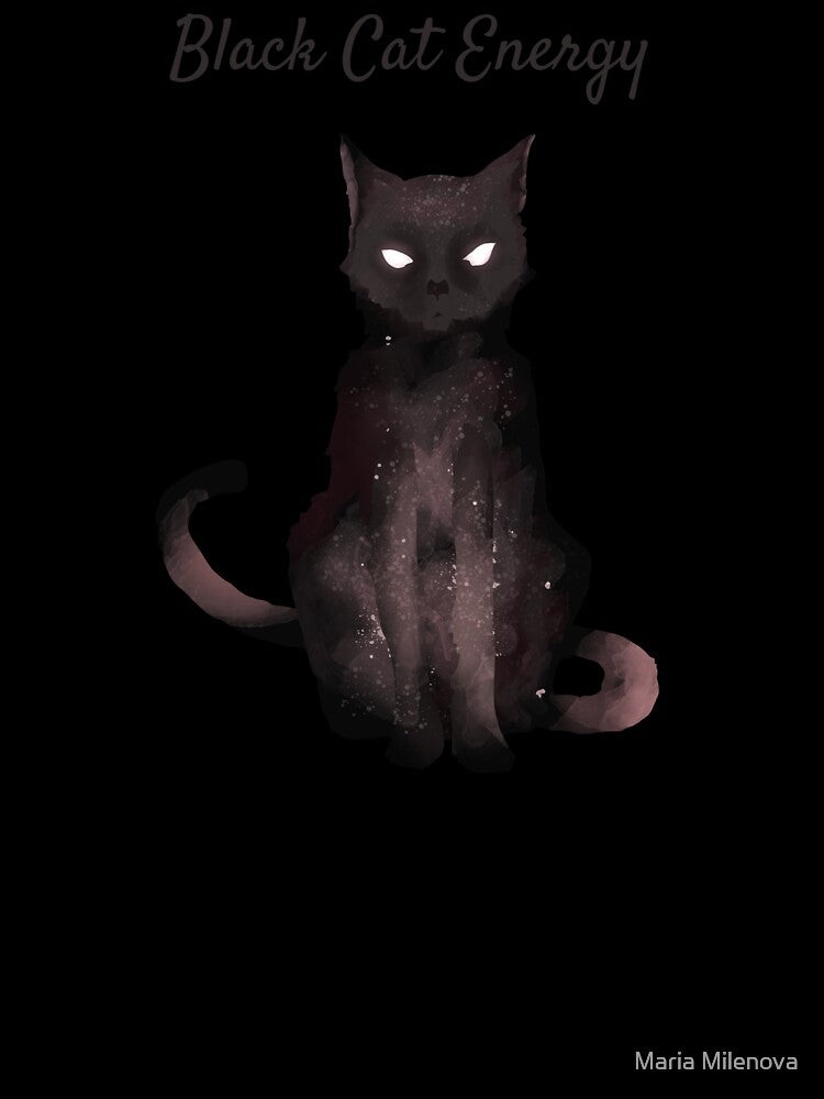 Black Cat Energy // by Art by Maria Milenova