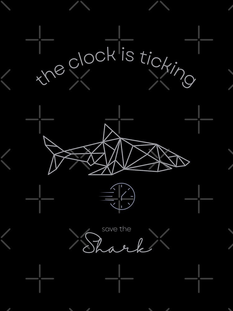 Protect The Shark Save the Shark The Clock is Ticking Sticker by MagicWolfStar