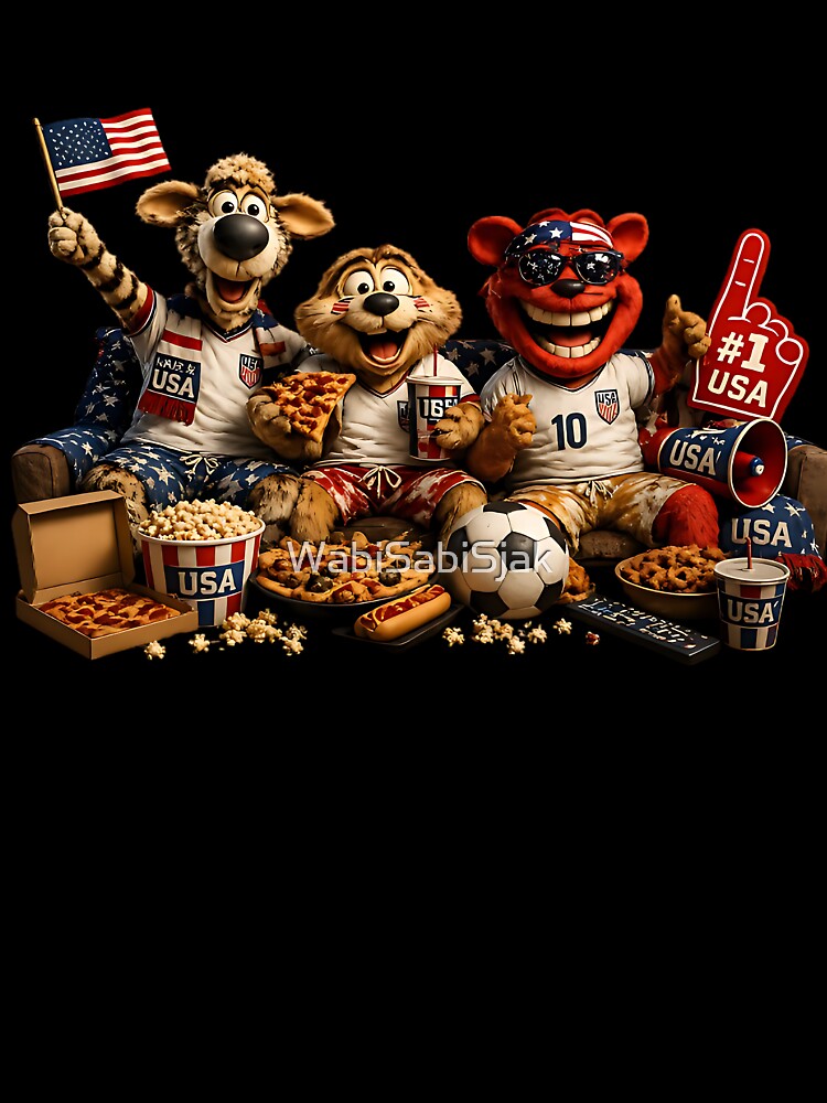 Funny USA Soccer Watch Party Shirt by WabiSabiSjak
