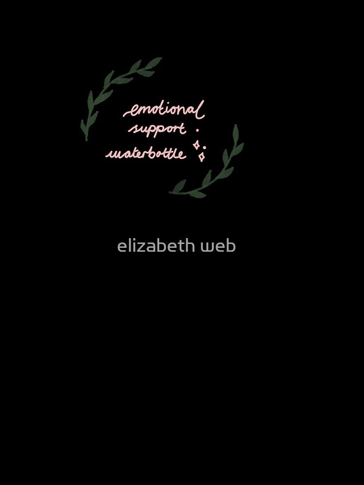 Emotional support water bottle label by elizabeth web ✿