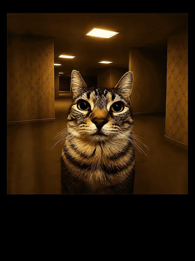 Uncanny Tabby Cat Backrooms Liminal Space Weirdcore by DanielVantiOAL