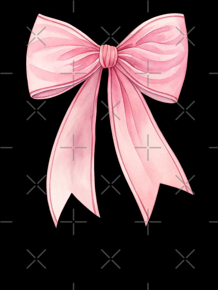 Cute Coquette Bow, pink bow by iclipart