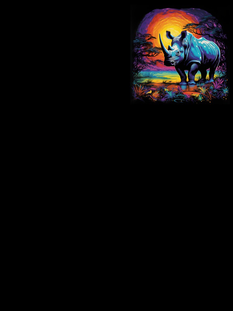 Rainbow Rhino by Kmulderrig