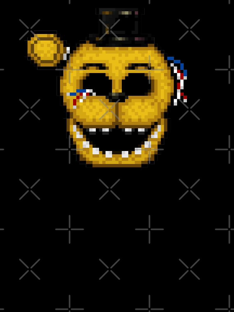 Five Nights at Freddy's 2 - Pixel art - Golden Freddy by GEEKsomniac