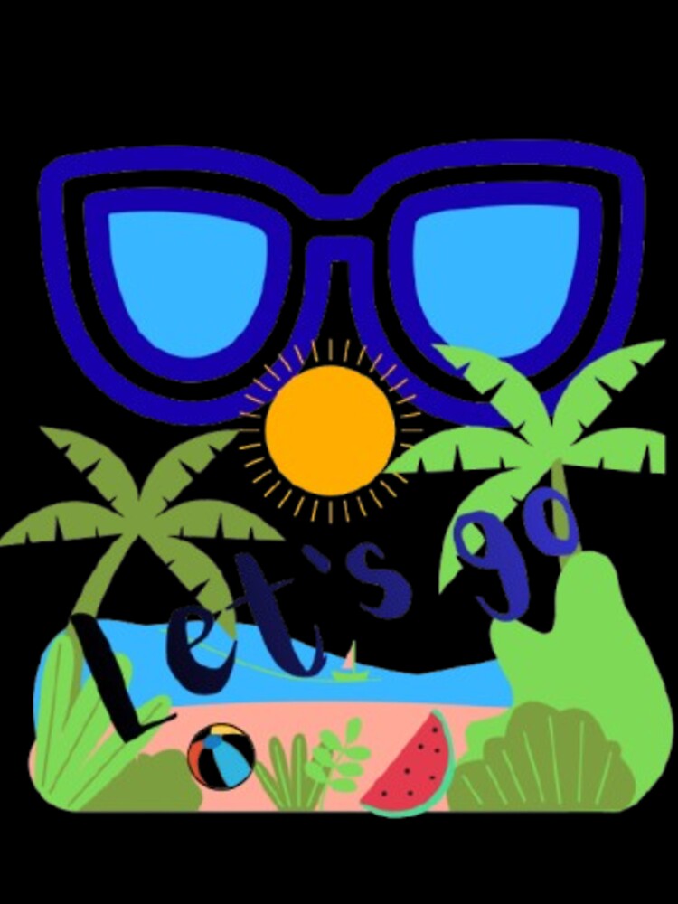 Summer 2026 Let’s Go Shirt – Retro Sunshine Vacation Tee, Beach Trip Aesthetic, Trending Summer Travel Design by Ditstyle