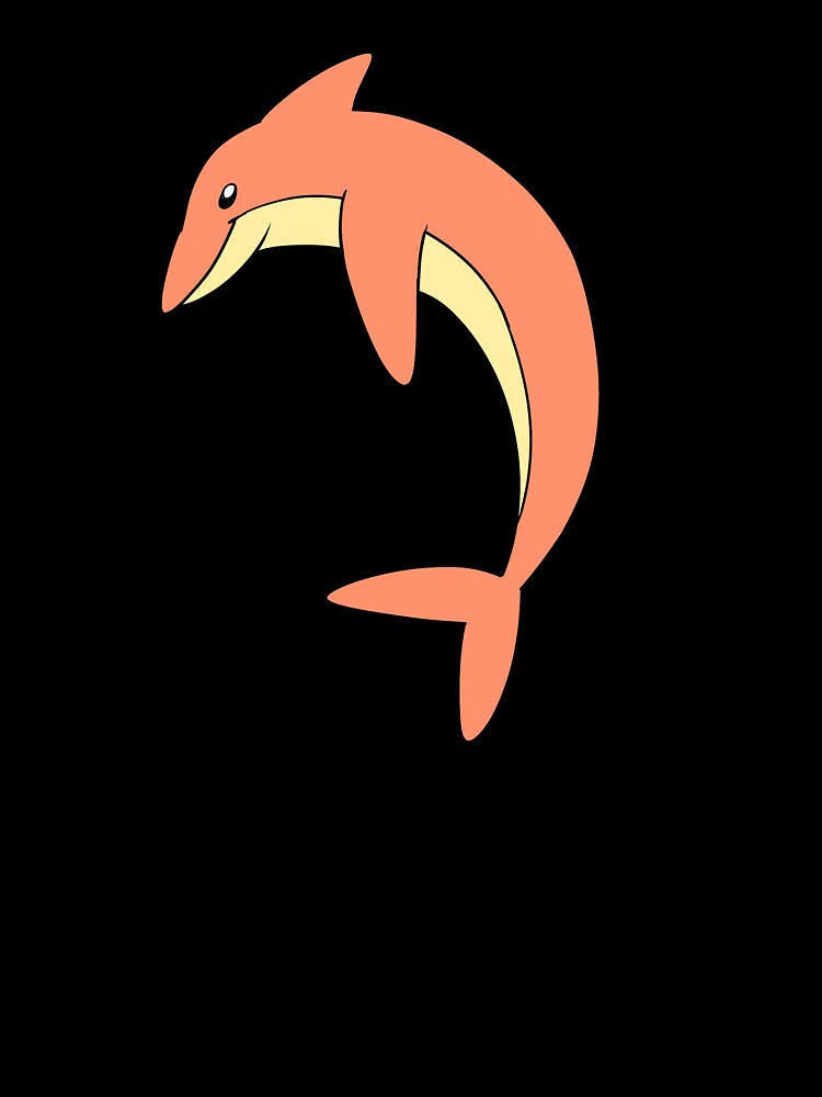 orange dolphin by gross-girl99